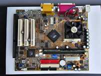 MB: Gigabyte GA-6VMM CPU: Celeron 400 RAM: 128 MB