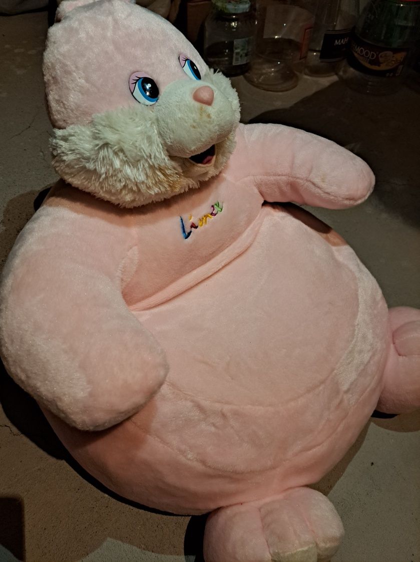 Надуваема седалка за бебе с форма на зайче