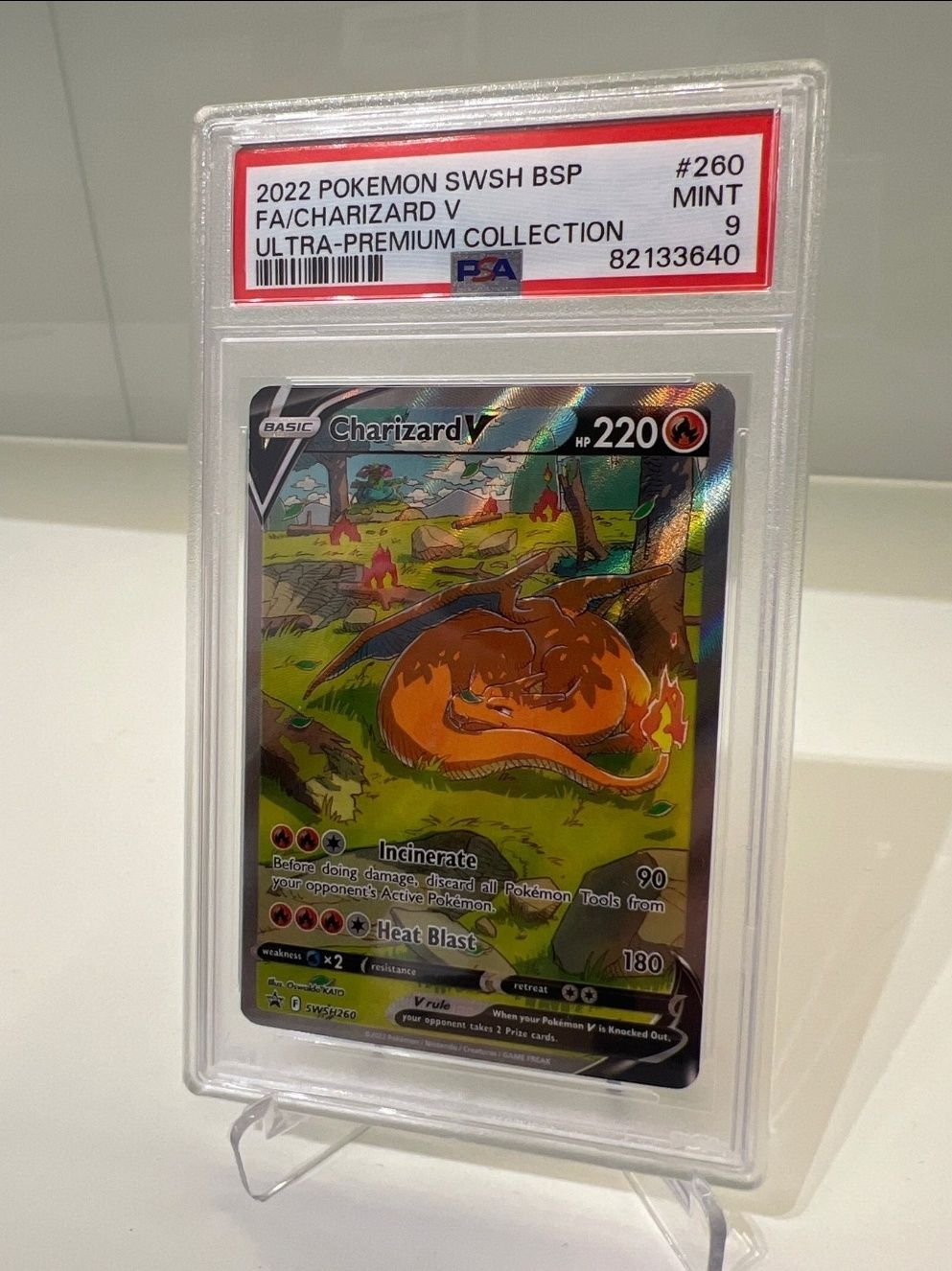 Pokemon charizard V psa