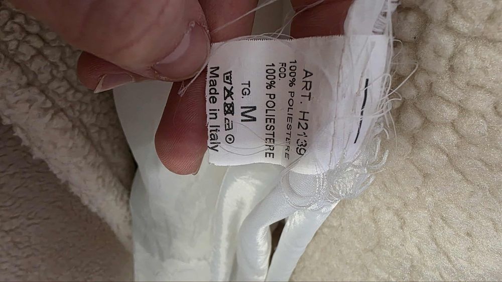 Haina blana/palton M