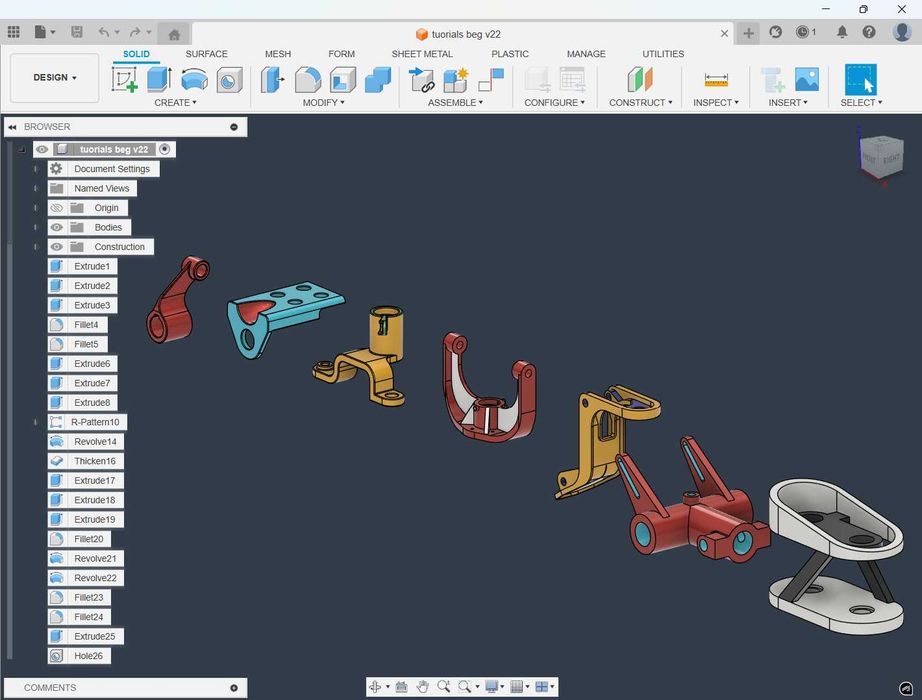 Meditații CAD 3D – nivel începător & intermediar