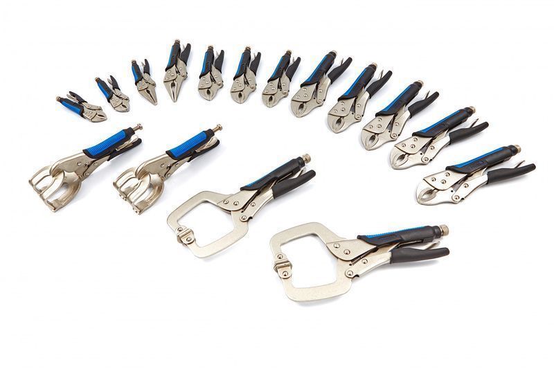 Комплект самозаключващи се клещи за тенекеджийство 16 броя