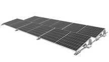 Sistem de montaj complet Est-Vest pentru 10 panouri solare