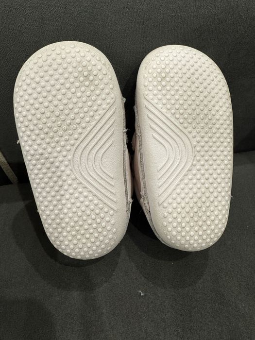 КОЛЕВ и КОЛЕВ - размер 19 - Кожена буйка Barefoot розов захарен памук