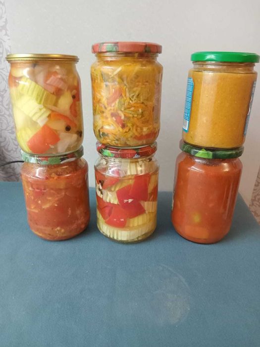 салаты из дачной продукции