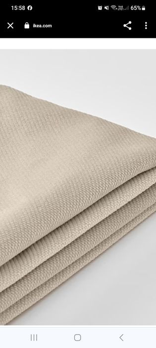 Husa canapea 2 locuri VINLIDEN  Ikea noua culoare crem/bej