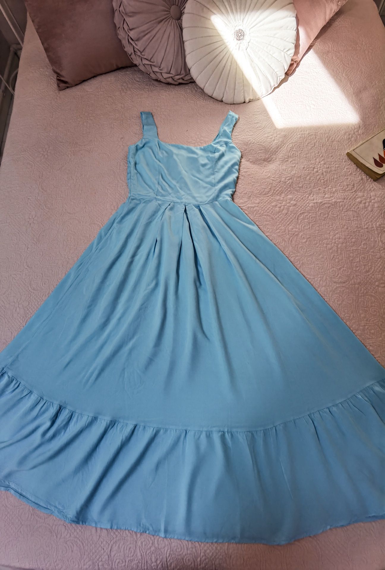 Rochie turquoise, mărimea xs-s plus cadou