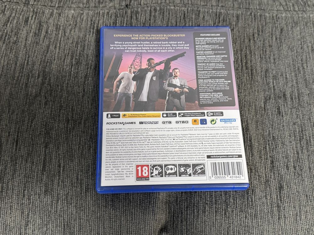 КАТО НОВ Grand Theft Auto V ( GTA V ) PS5 / PS 5