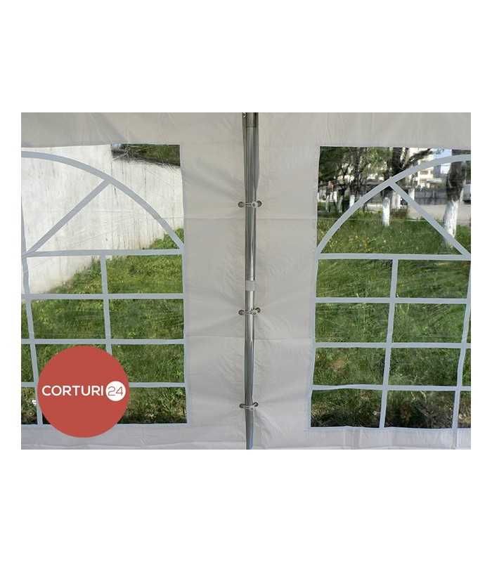 Cort Evenimente Economy, PVC alb, 6x12 m - Corturi24