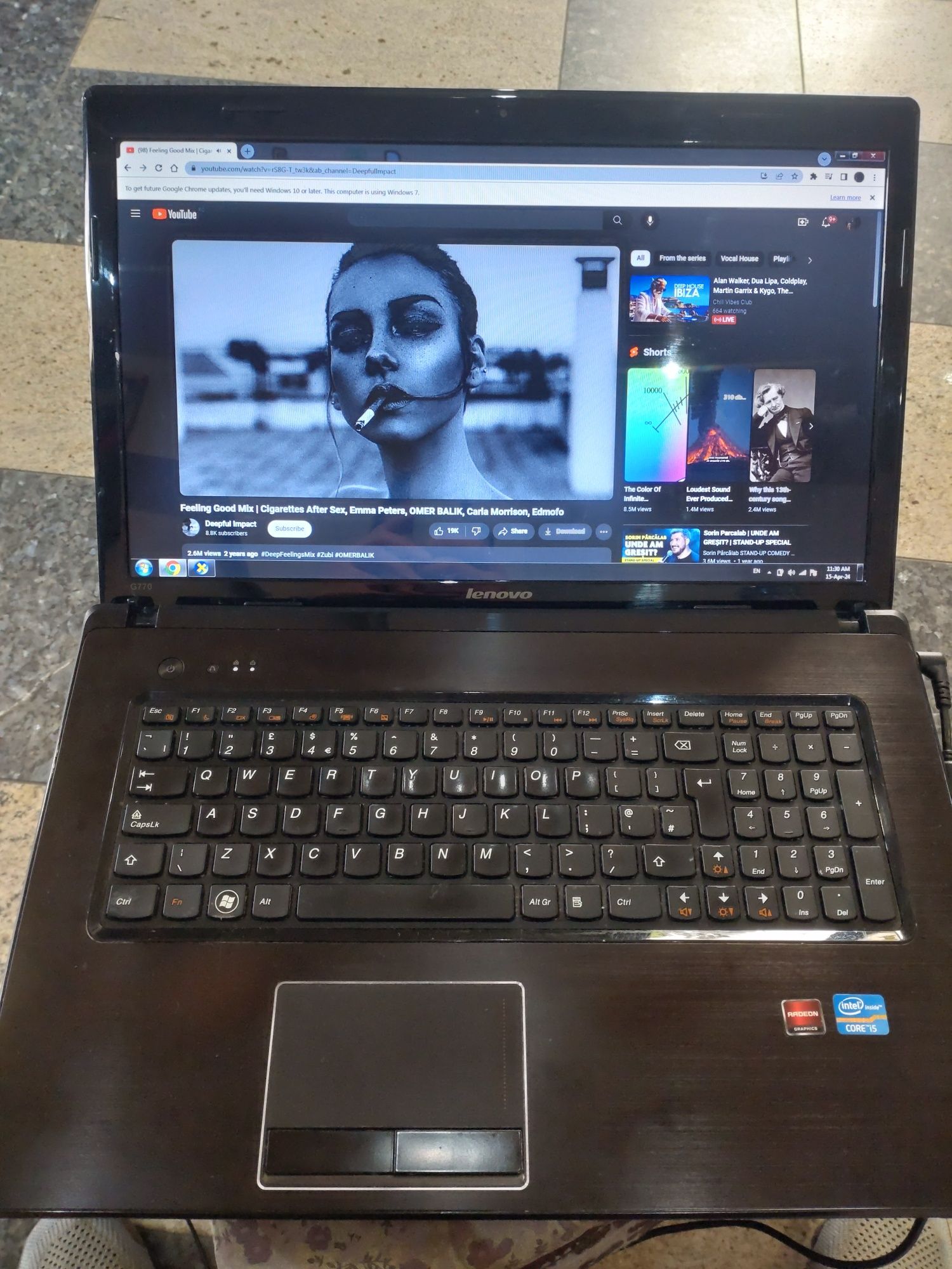 Lenovo g770 core i5