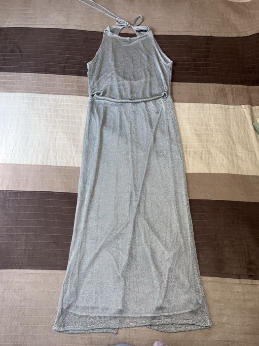 Сребриста рокля Zara
