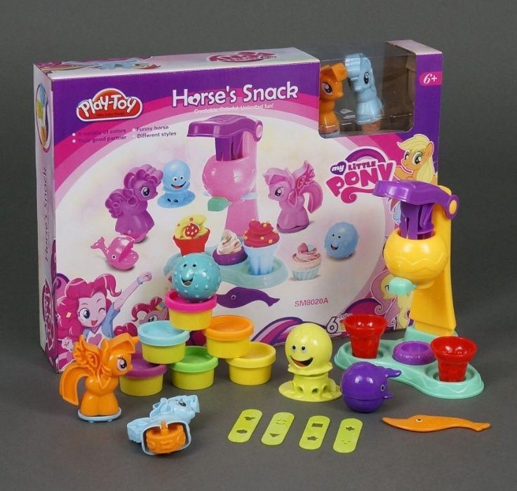 Детский игровой набор для лепки из пластилина. Игрушки новые! Игры!