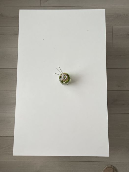 Masa de cafea alba 90x55x40