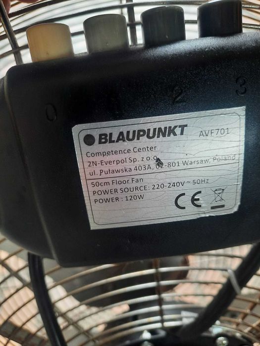 Vand ventilator BLAUPUNKT diametru 50 cm