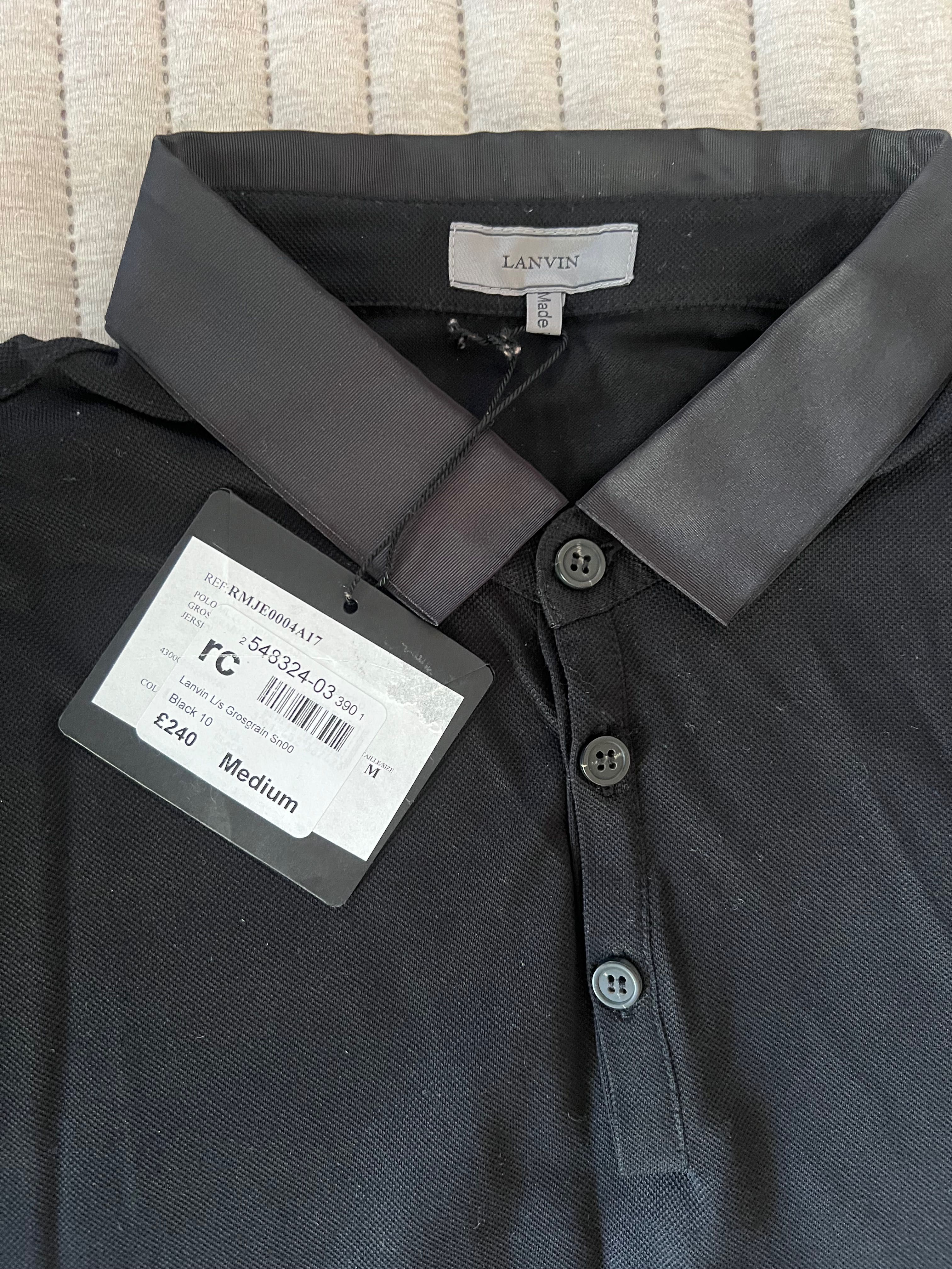 Lanvin мъжка блуза с яка оригинална