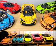 Lego cars 1:8 collection Replica. 911 GT3, Chiron, Sían, Daytona, P1