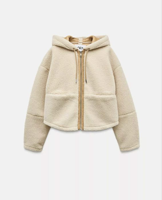 Яке от изкъствена кожа ZARA