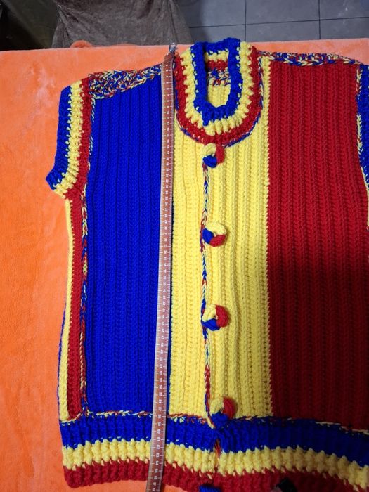 Vestă din lână acrilic