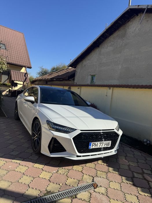 Audi A7 2019 alb perlat 3.0 tdi  mild hibrid