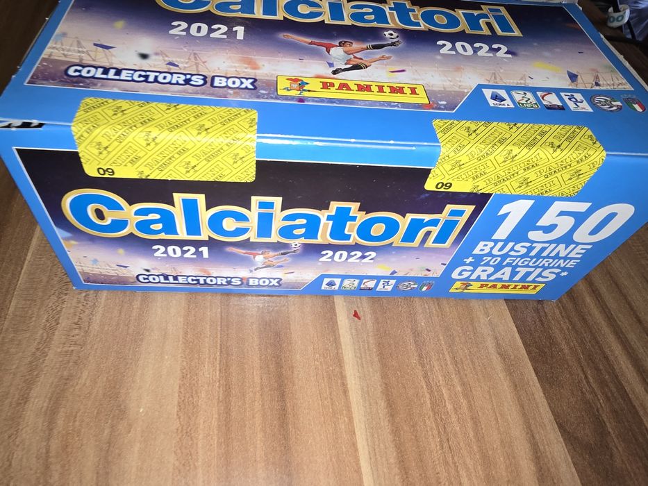 Cutie sigilată,cu 150 de plicuri,Panini Calciatori 2022, 300 lei