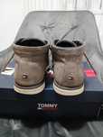 Ghete Tommy Hilfiger piele întoarsă marimea 43 / 28cm interior