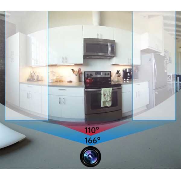 WIFI/IP часовник с камера 4К нощно виждане и запис на micro SD /BK029/