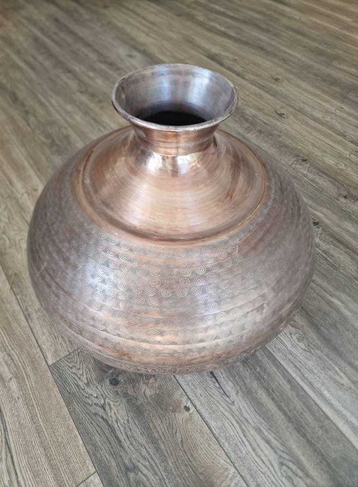 Vas decor metalic, vază dimensiuni mari