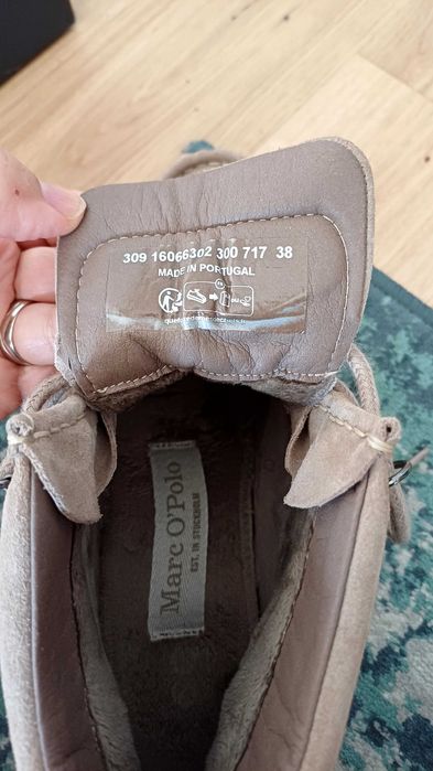 Ghete, cizme piele intoarsa Marc O'Polo