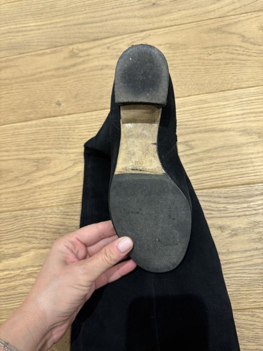 Cizme lungi din piele intoarsa Marc Lewis