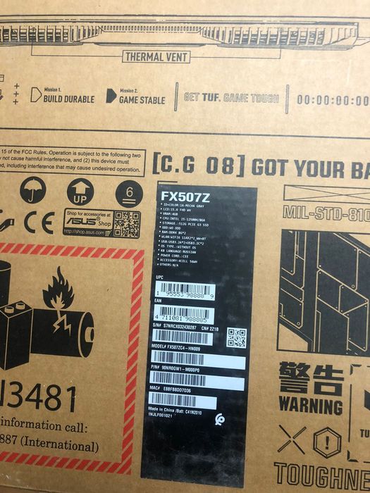 ASUS TUF Gaming F15 — i5-12500H / RTX 4060 / 16GB / 512GB