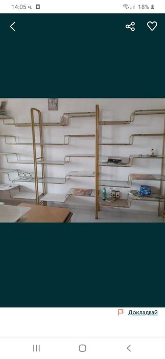 Магазинско оборудване -в добро състояние.