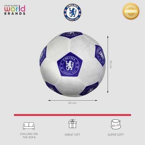 Нова Мека възглавница Chelsea FC с лого – перфектен подарък за фенове