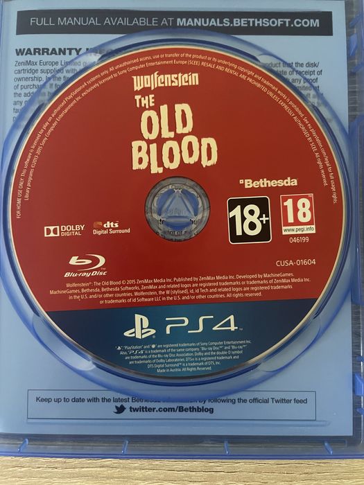 Wolfenstein the Old Blood за PS 4