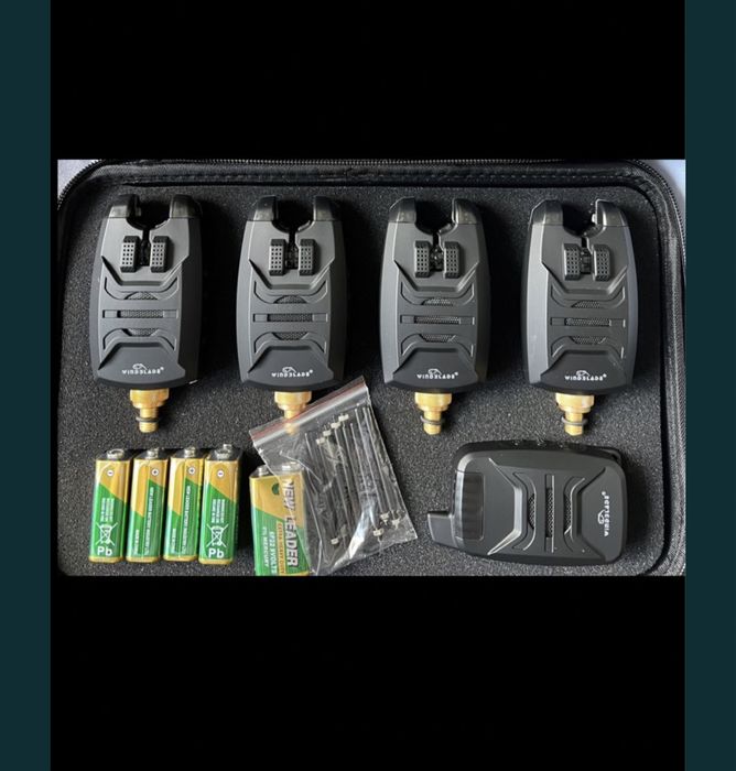 Set 4 + 1 Avertoziri cu stație Wind Blade 2019