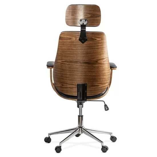 Scaun Birou Directorial Lemn si Piele DHO 1606 Modern LIVRARE GRATUITA