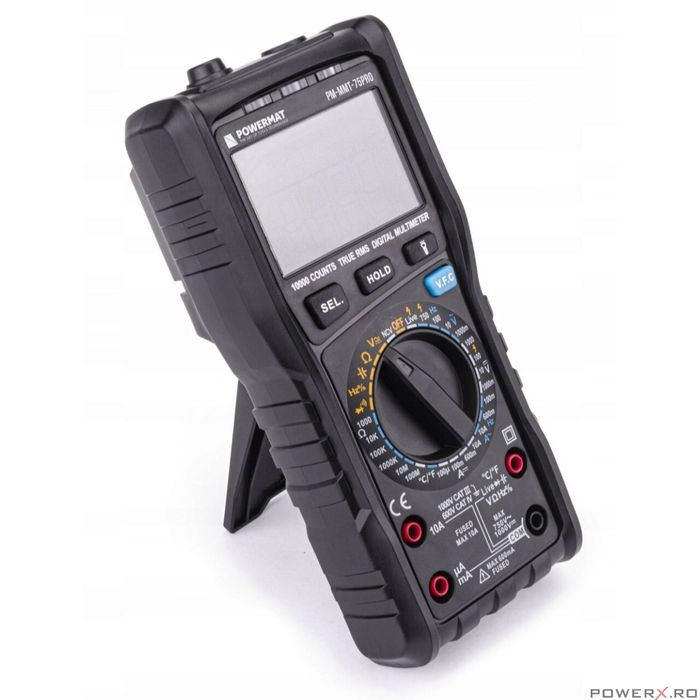 Multimetru digital universal, aparat de masura 10A 1000V, Powermat