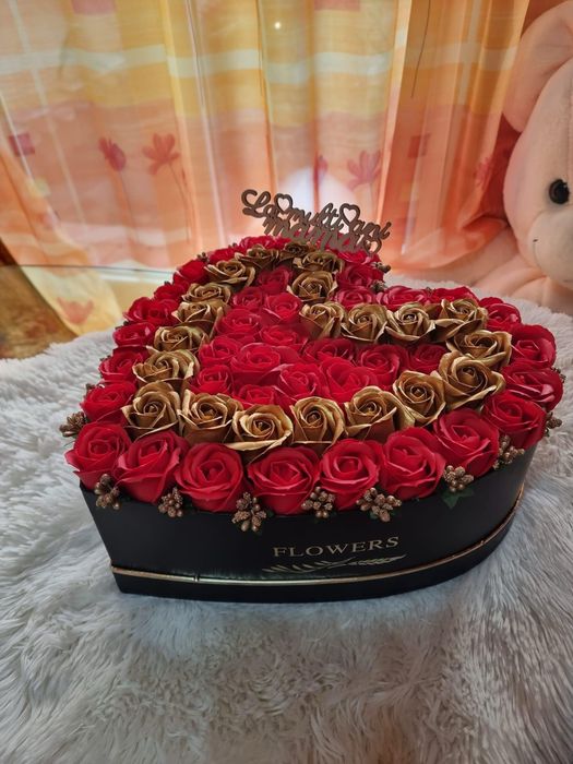 Aranjamente din trandafiri de sapun