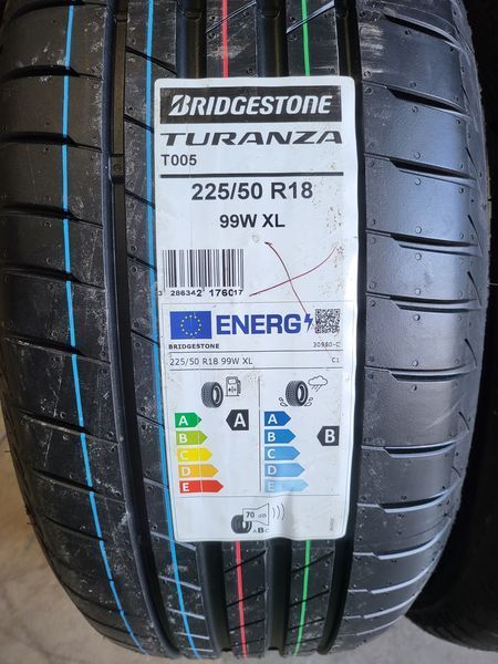 225/50/18 BRIDGESTONE 2бр