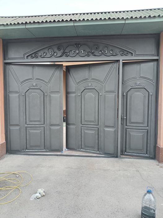 Ремонт покраска ворот дверей