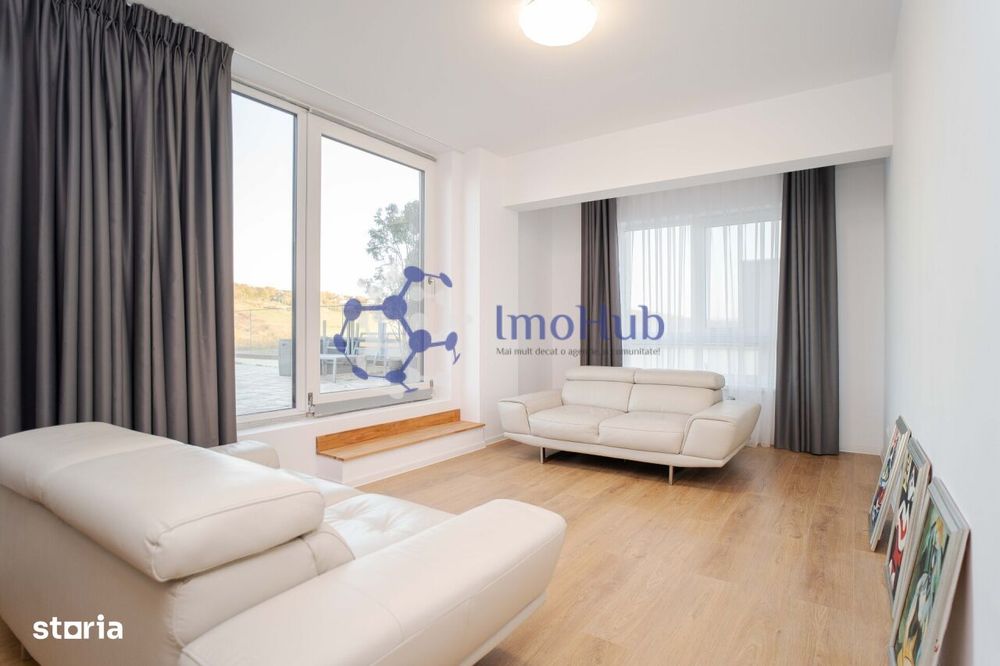 Moara de Vant, 2 camere, 55mp + 100 mp terasa, loc de parcare inclus