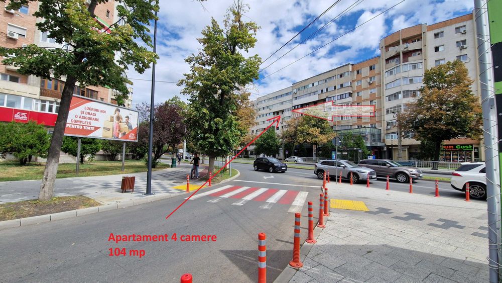 Apartament de închiriat – 4 camere, 104 mp – Unirii Nord, Buzău