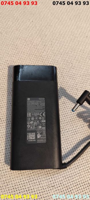 alimentator incarcator HP 19.5v 7.7A 150w mufa subtire albastra cu pin