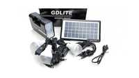 Kit panou solar 3 becuri fotovoltaic GDLITE lampa Incarcare telefon