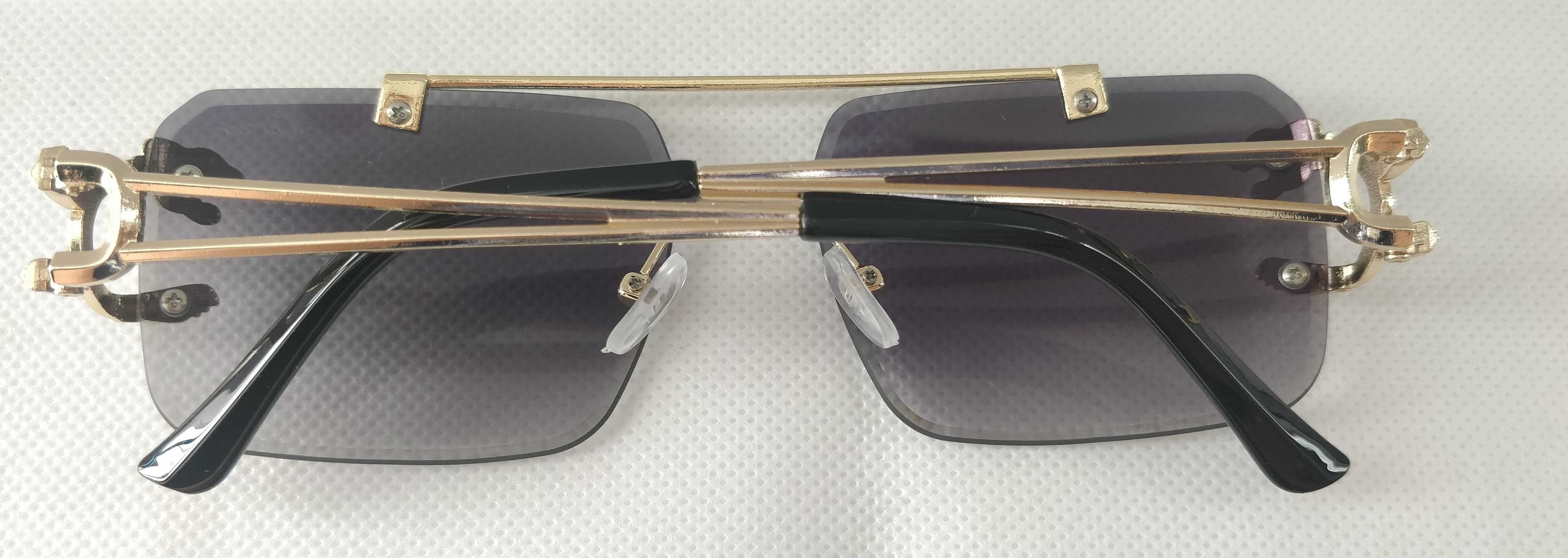 Ochelari de soare Cartier model 1 Black Gol Rim