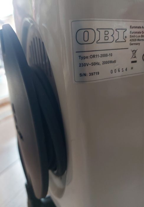 Calorifer electric nou Germany