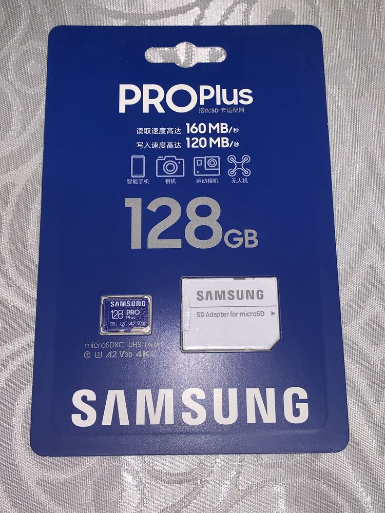 карта памяти Samsung pro plus 128 GB