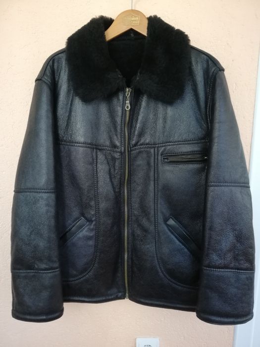 Geaca nouă piele naturala T&L Aviator mărimea 48