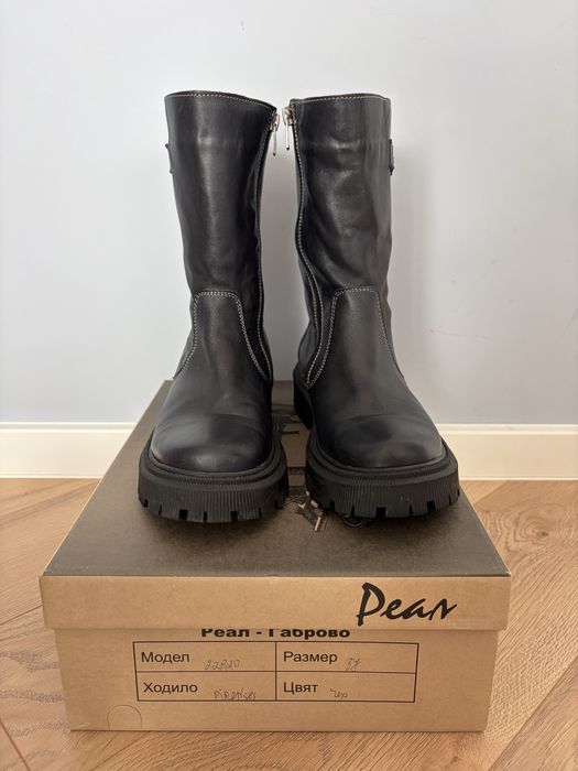 Дамски боти от естествена кожа Реал