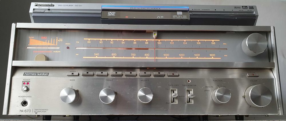 HK 670 vintage Japan Harman Kardon amplificator amplituner old school