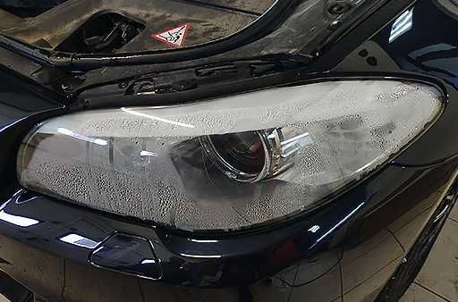 Устранение запотевания фар